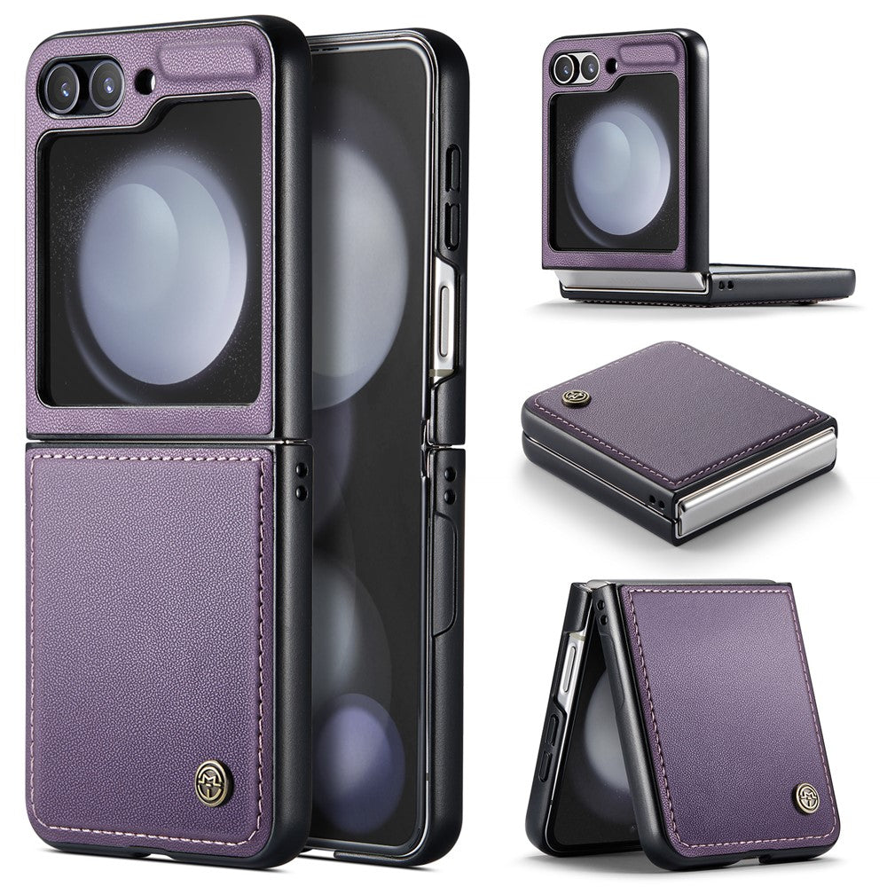 Galaxy Z Flip7 FE 5G / Z Flip6 5G Glänzende Wallet-Hülle – RFID-Schutz & Ständer
