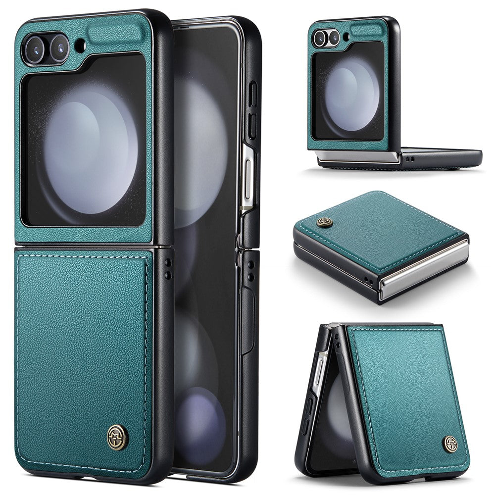 Galaxy Z Flip7 FE 5G / Z Flip6 5G Glänzende Wallet-Hülle – RFID-Schutz & Ständer