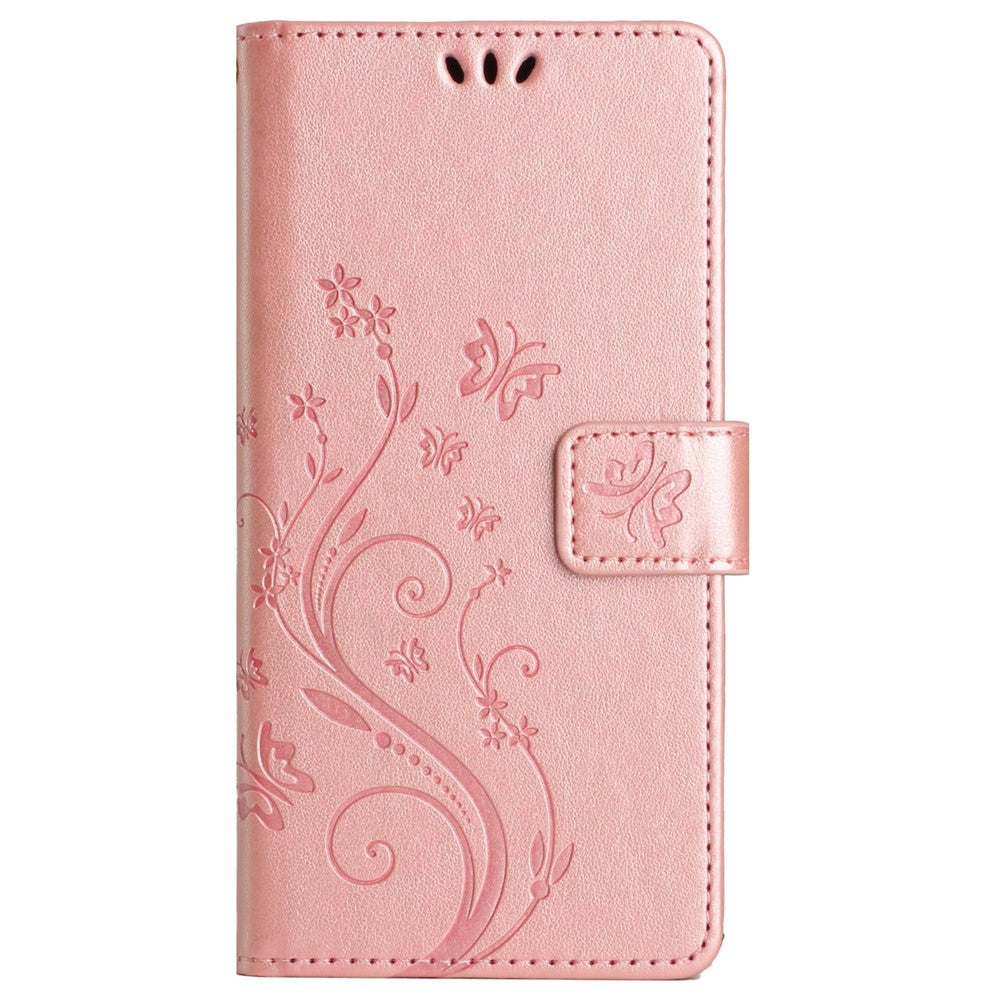For Honor 200 5G Case Butterfly Flower Wallet PU Leather Flip Cover