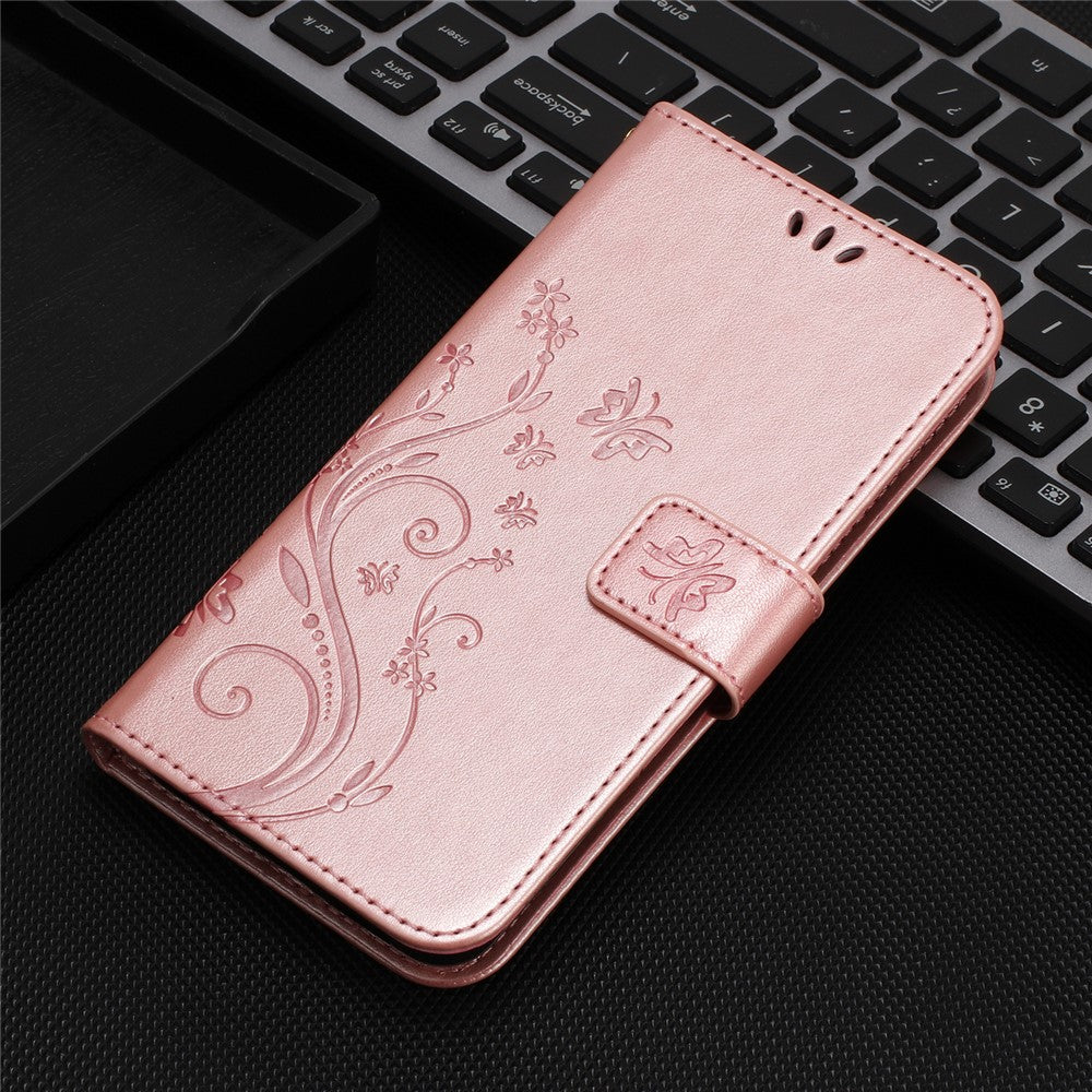 For Honor 200 5G Case Butterfly Flower Wallet PU Leather Flip Cover
