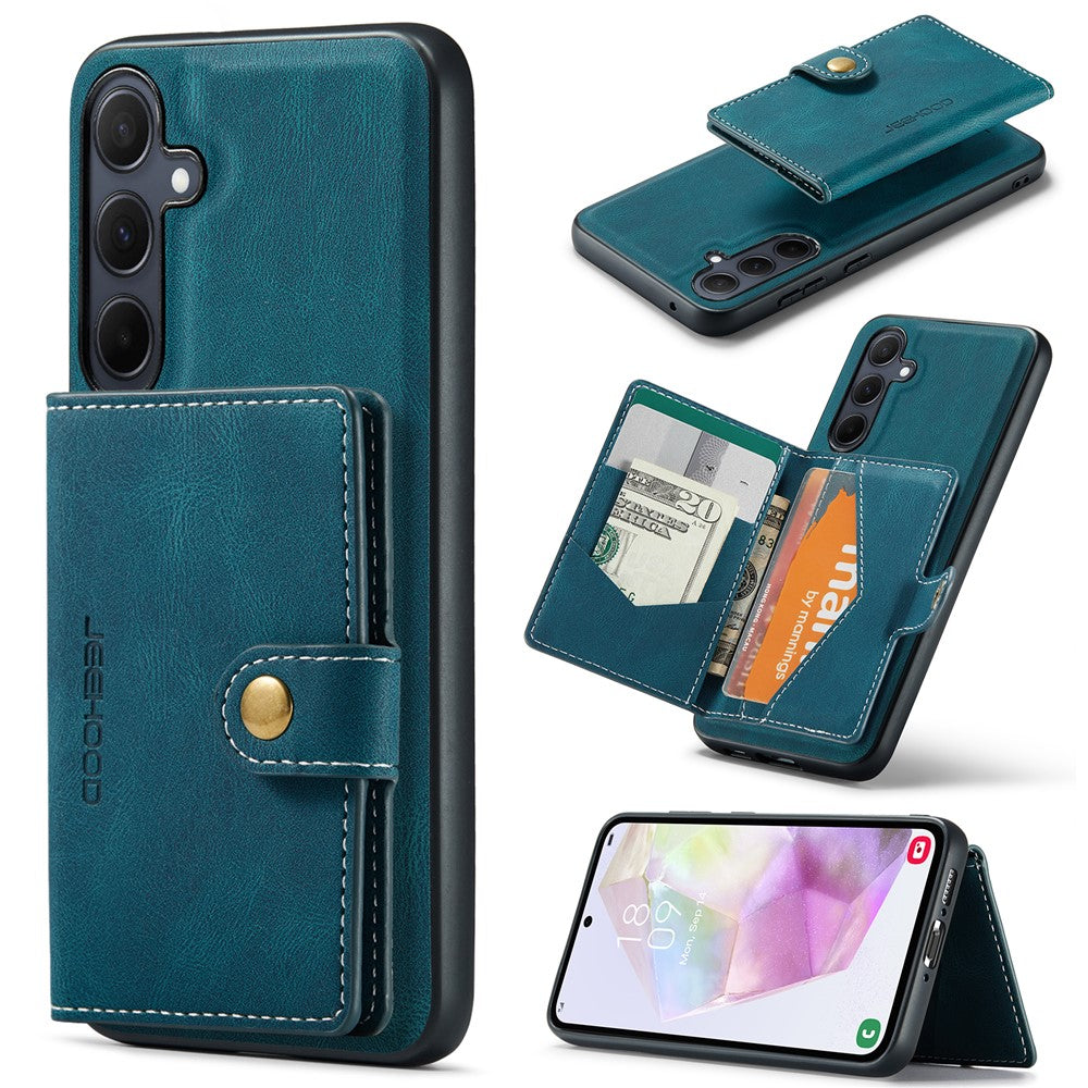 Galaxy A35 5G Leder-Hülle mit Kartentasche