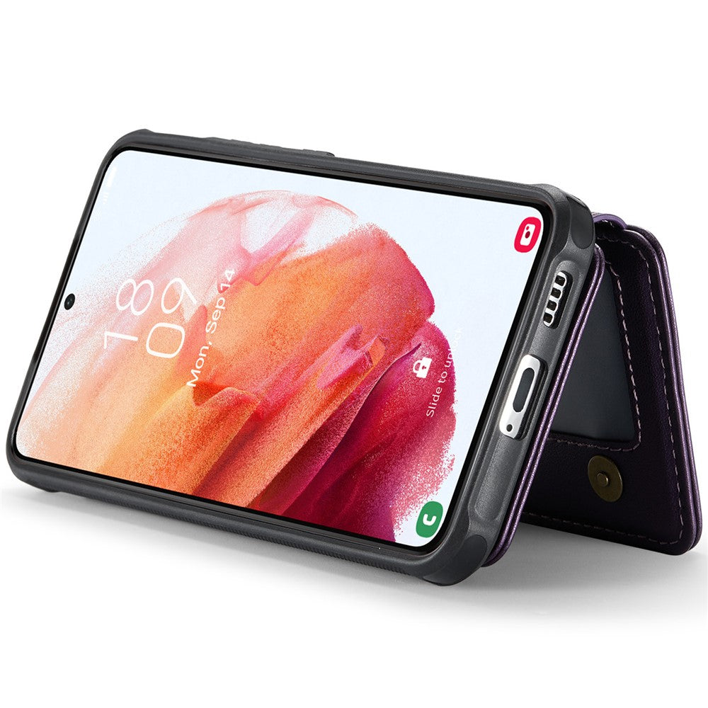 Galaxy S21 Plus 5G Leder-Handyhülle – Mit abnehmbarer magnetische Kartentasche