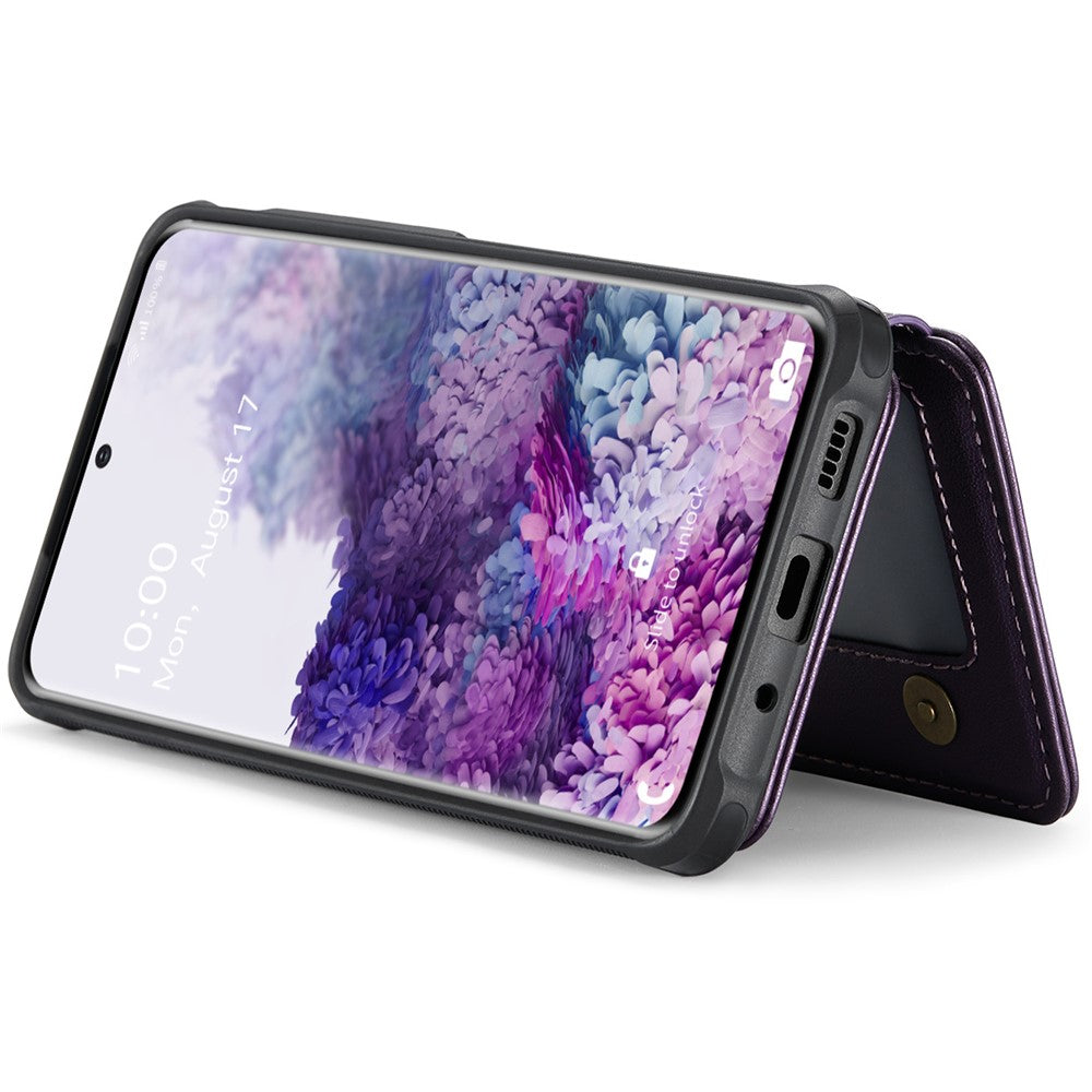 Galaxy S20 4G/5G Leder-Handyhülle – Mit abnehmbarer magnetische Kartentasche