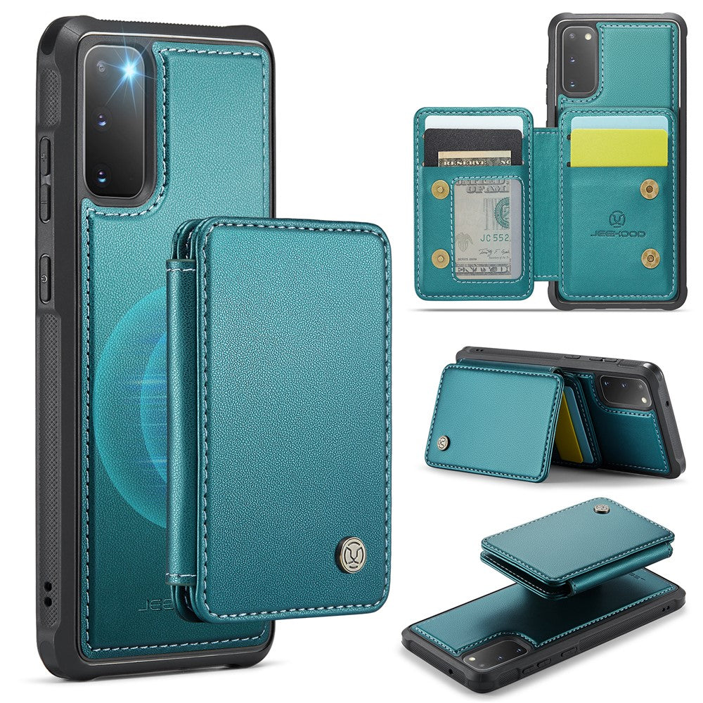 Galaxy S20 4G/5G Leder-Handyhülle – Mit abnehmbarer magnetische Kartentasche