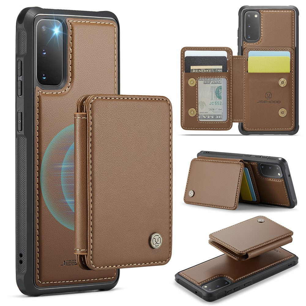 Galaxy S20 4G/5G Leder-Handyhülle – Mit abnehmbarer magnetische Kartentasche
