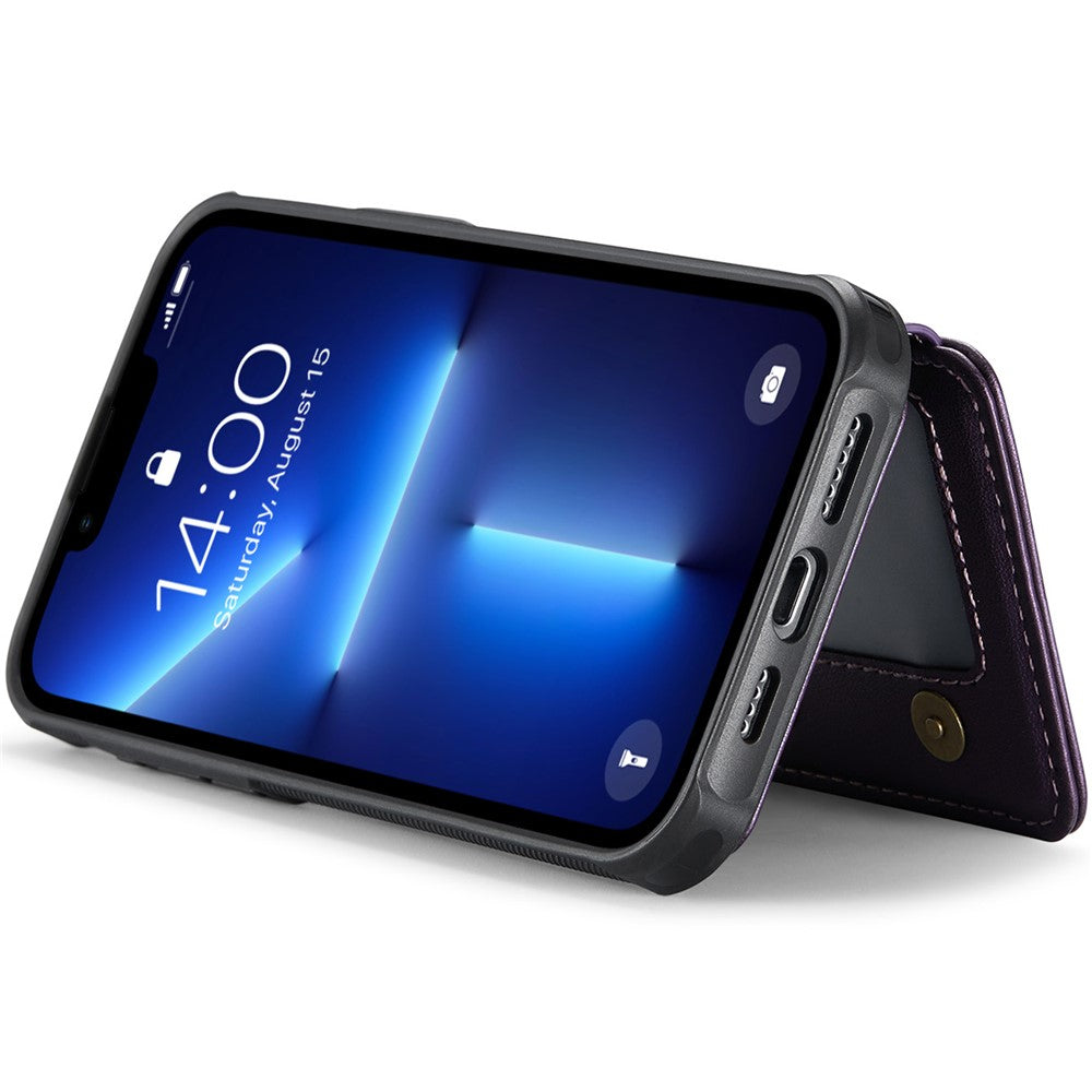 iPhone 13 Pro Max Leder-Handyhülle – Mit abnehmbarer magnetische Kartentasche