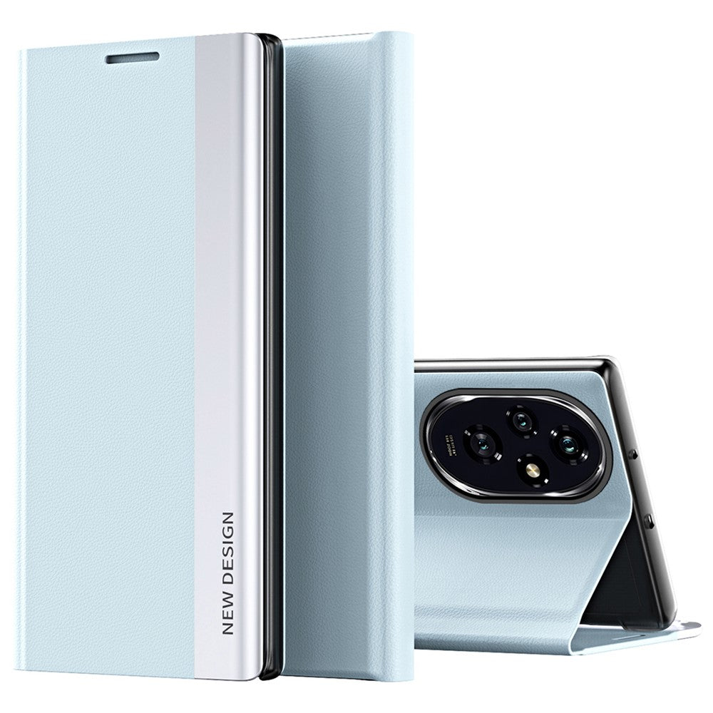 For Honor 200 Pro 5G Case Folding Stand PU Leather Protective Phone Cover