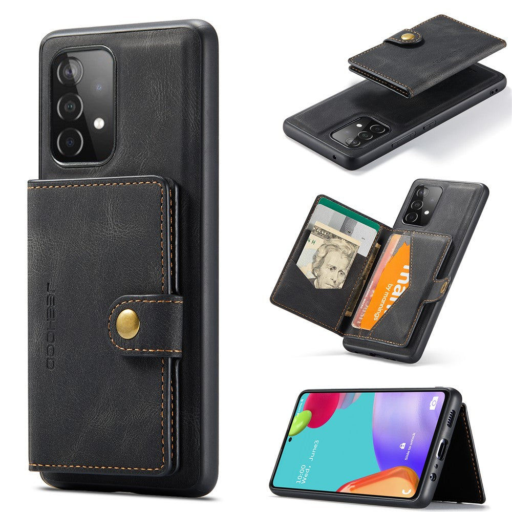 Galaxy A33 5G Leder-Hülle mit Kartentasche