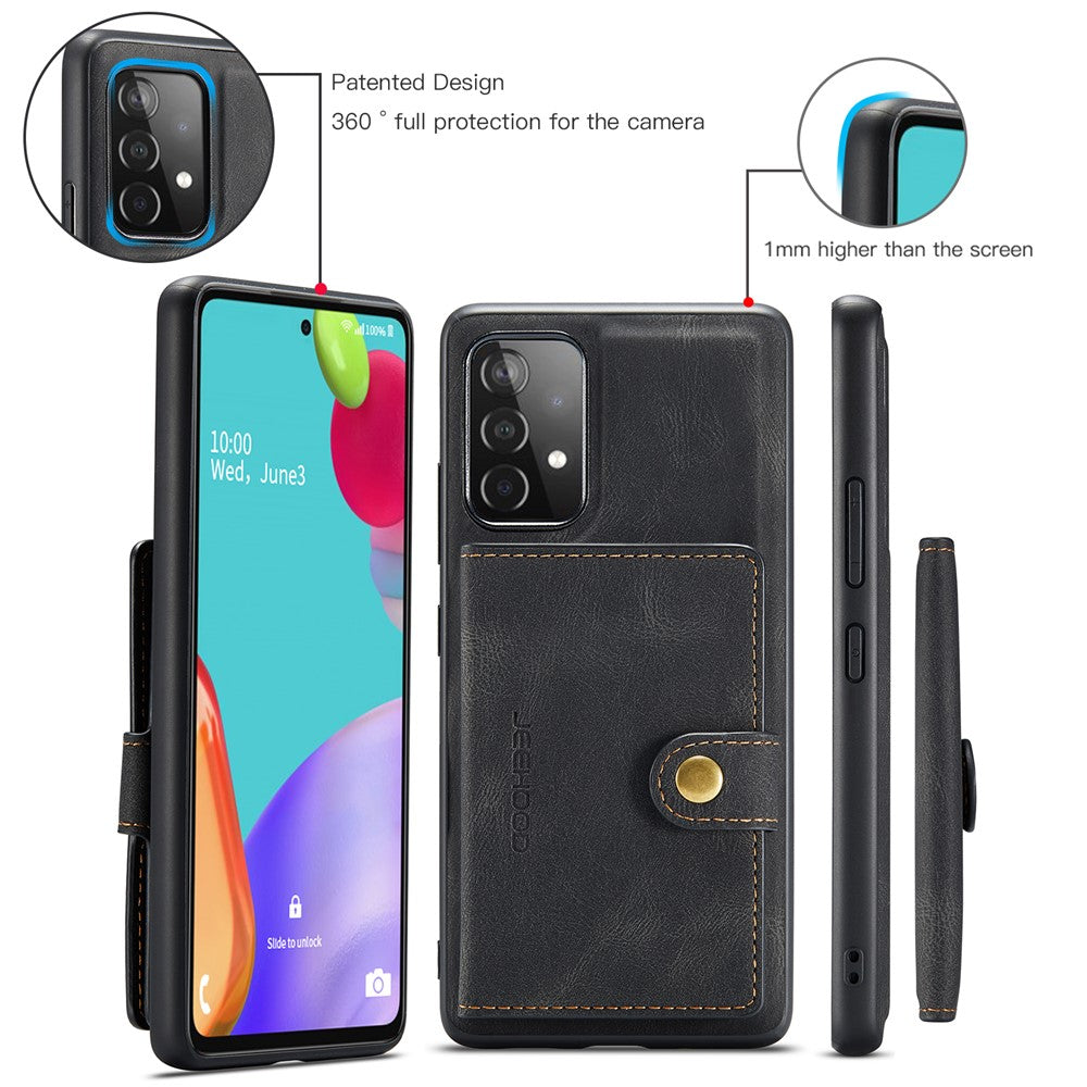 Galaxy A33 5G Leder-Hülle mit Kartentasche