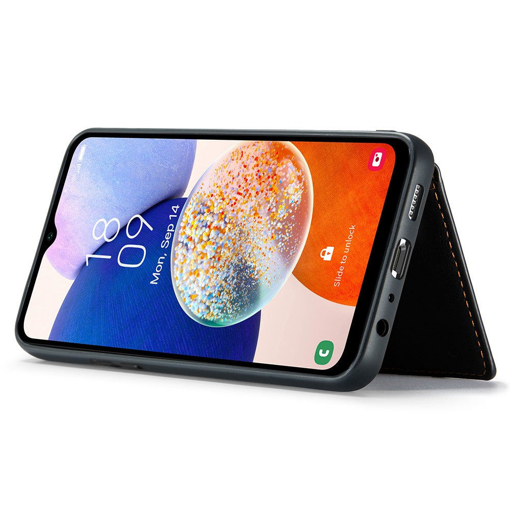 Galaxy A14 4G/5G Leder-Hülle mit Kartentasche