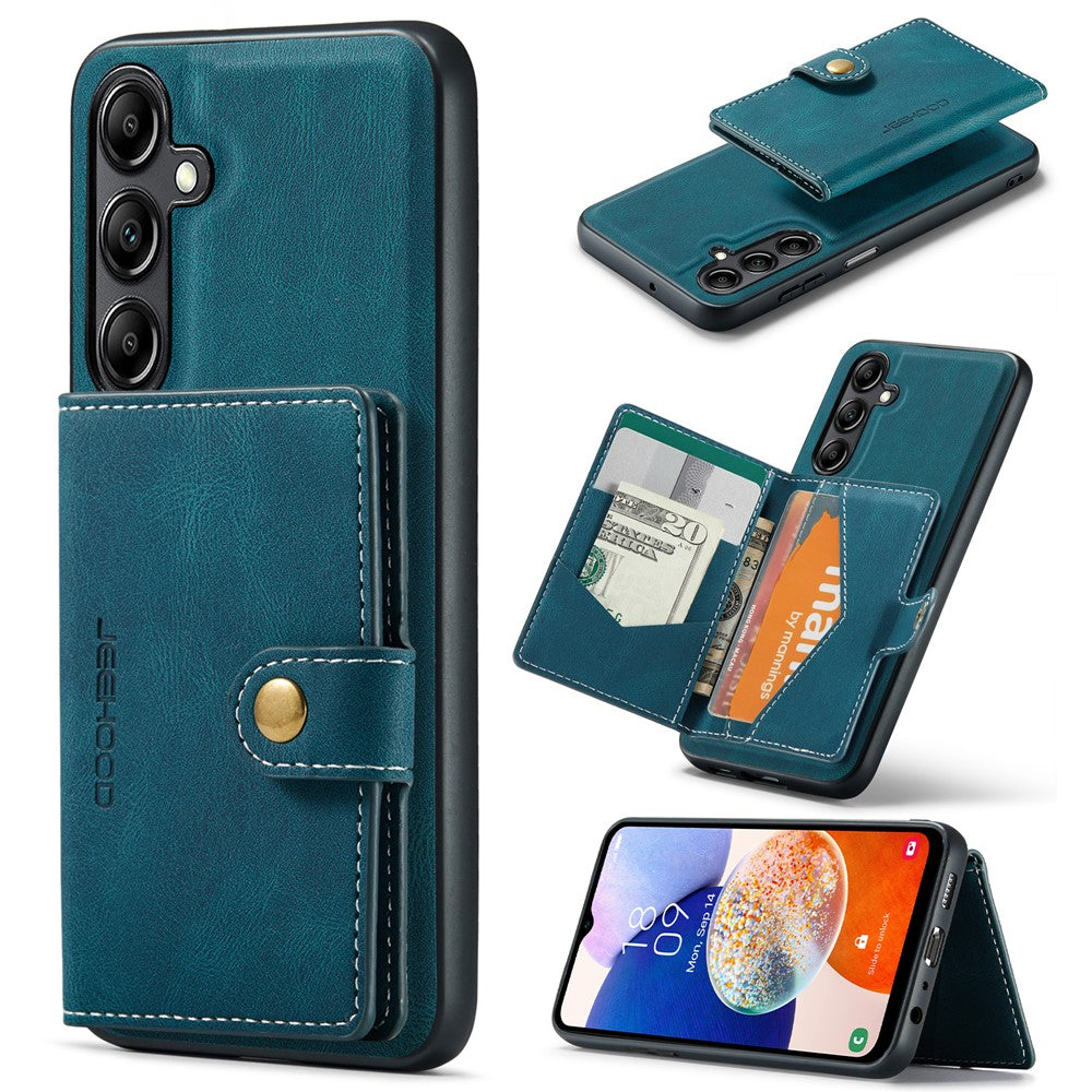 Galaxy A14 4G/5G Leder-Hülle mit Kartentasche