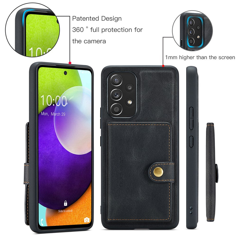 Galaxy A53 5G Leder-Hülle mit Kartentasche