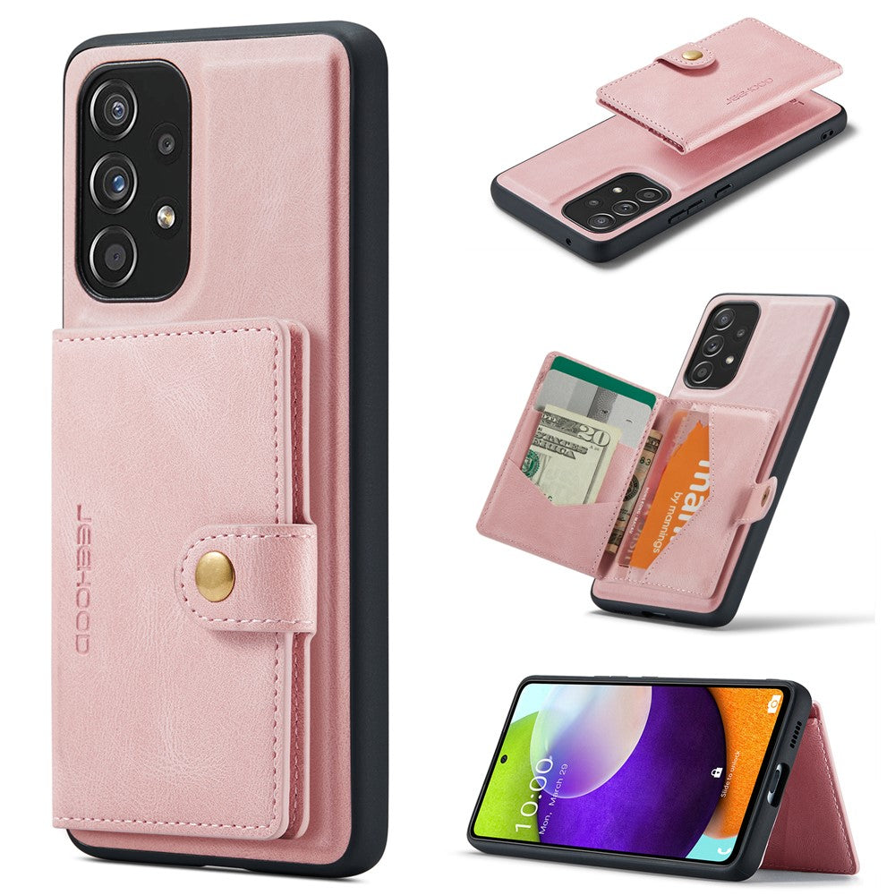 Galaxy A53 5G Leder-Hülle mit Kartentasche