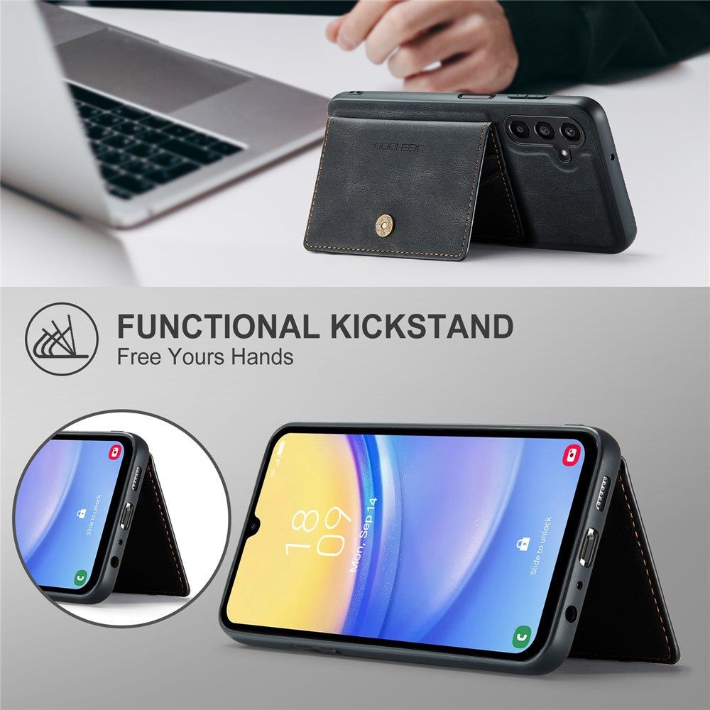 Galaxy A54 5G Leder-Hülle mit Kartentasche