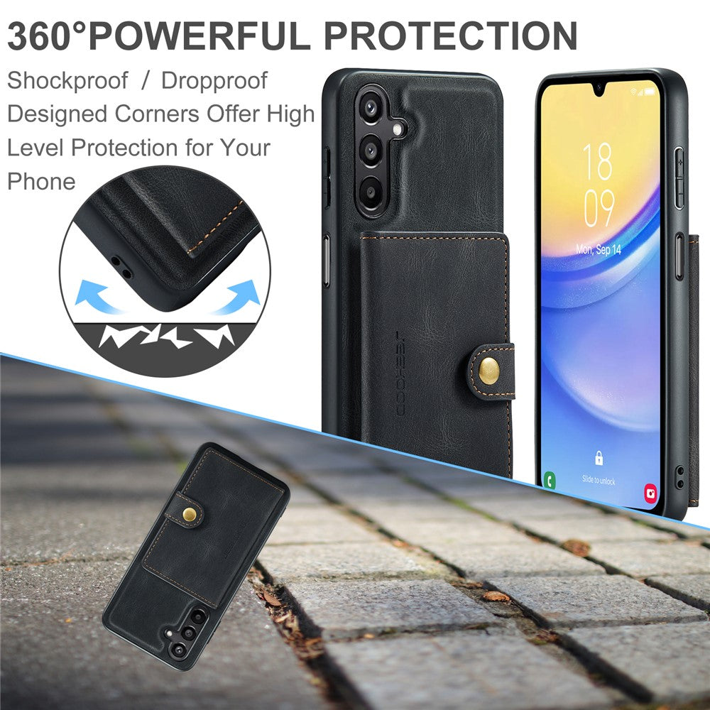 Galaxy A54 5G Leder-Hülle mit Kartentasche