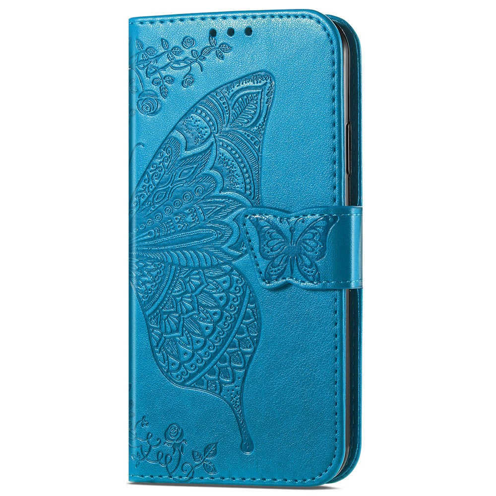 For Honor 200 5G Case Butterfly PU Leather Phone Cover Card Slots Stand Flip