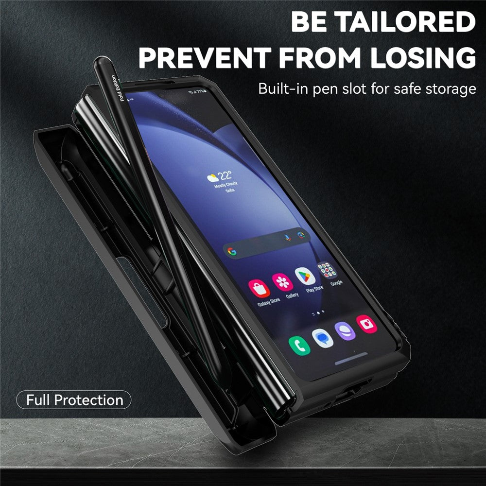 Galaxy Z Fold6 5G Stoßfeste Schutzhülle – mit Kameraschutz-Schieber & 360° Ringhalter