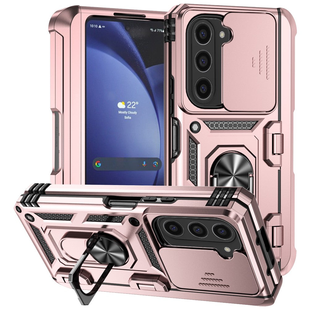 Galaxy Z Fold6 5G Stoßfeste Schutzhülle – mit Kameraschutz-Schieber & 360° Ringhalter