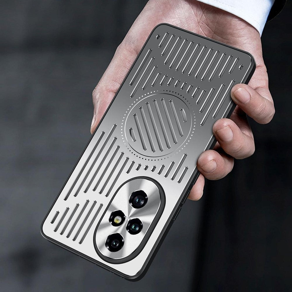 For Honor 200 5G Case Back Hollow Heat Dissipation Aluminum Alloy Phone Cover