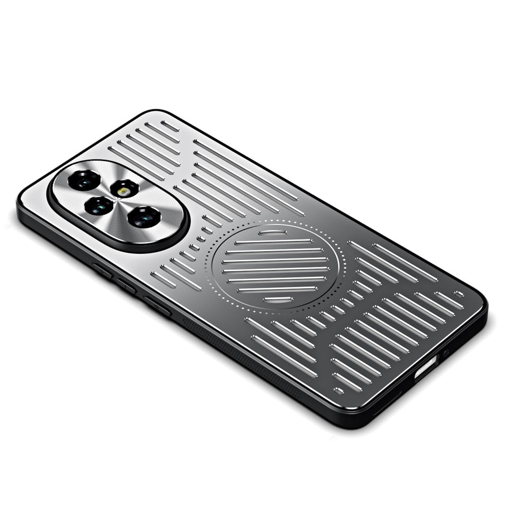 For Honor 200 Pro 5G Case Back Hollow Heat Dissipation Aluminum Alloy Phone Cover