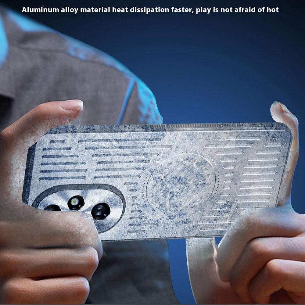 For Honor 200 Pro 5G Case Back Hollow Heat Dissipation Aluminum Alloy Phone Cover
