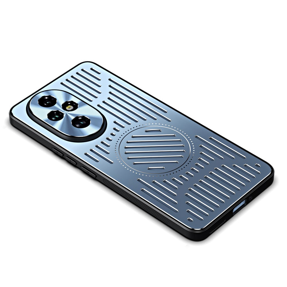 For Honor 200 Pro 5G Case Back Hollow Heat Dissipation Aluminum Alloy Phone Cover