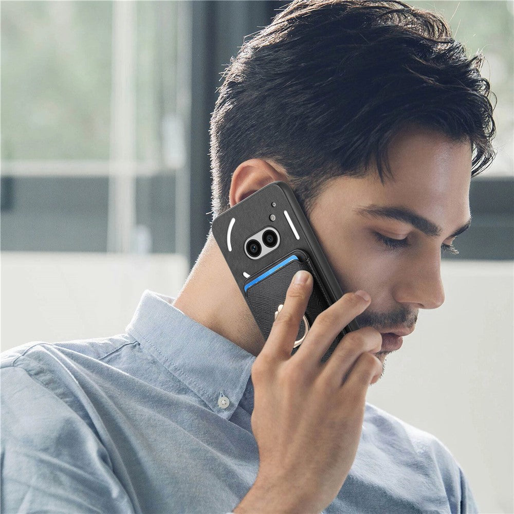 Nothing Phone (2a) Plus / Phone (2a) Magnetische Handyhülle – Aus Leder & TPU, abnehmbares Kartenfach