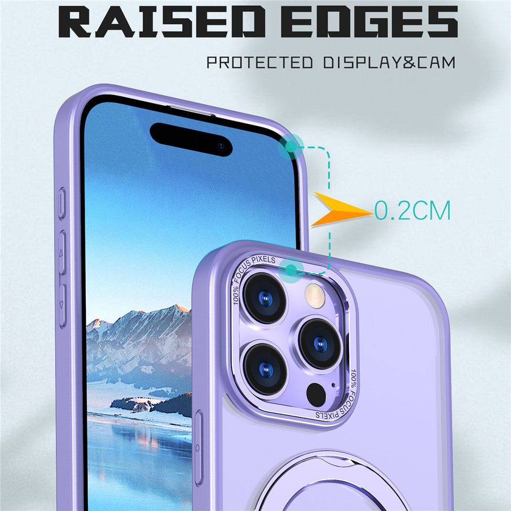 iPhone 16 Pro Max Magnetische Hülle – Mit Ständer & Klar-Design