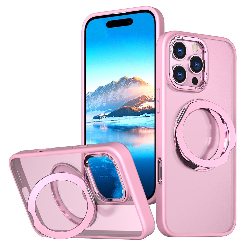 iPhone 16 Pro Max Magnetische Hülle – Mit Ständer & Klar-Design