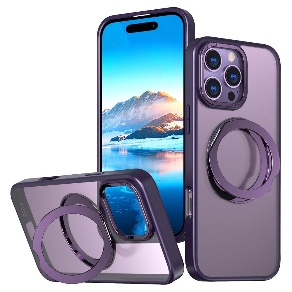 iPhone 16 Pro Max Magnetische Hülle – Mit Ständer & Klar-Design