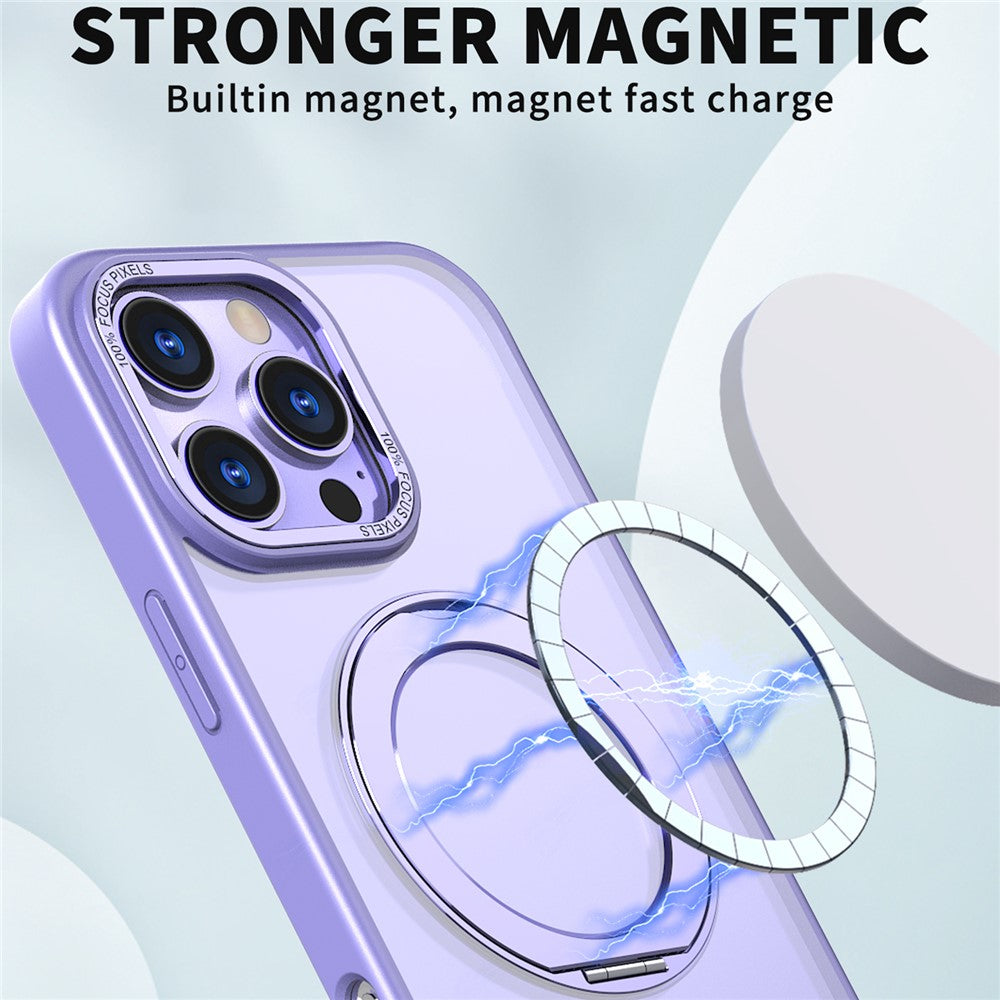 iPhone 16 Pro Magnetische Hülle – Mit Ständer & Klar-Design