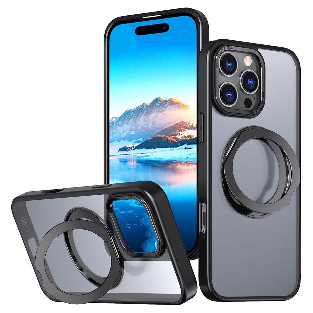 iPhone 16 Pro Magnetische Hülle – Mit Ständer & Klar-Design