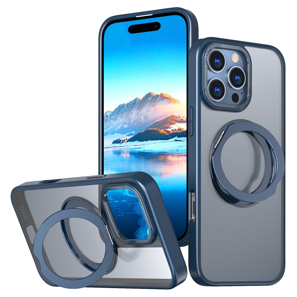 iPhone 16 Pro Magnetische Hülle – Mit Ständer & Klar-Design