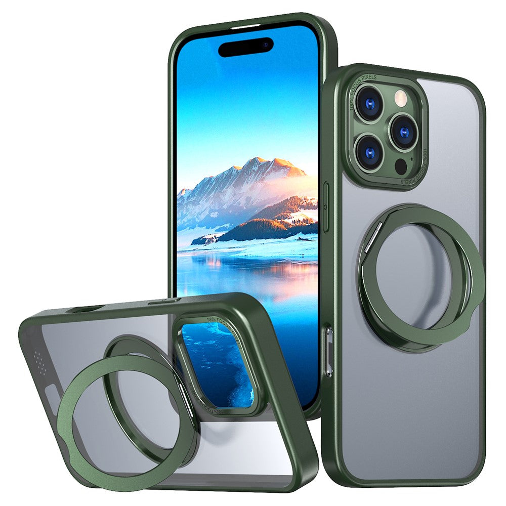 iPhone 16 Pro Magnetische Hülle – Mit Ständer & Klar-Design