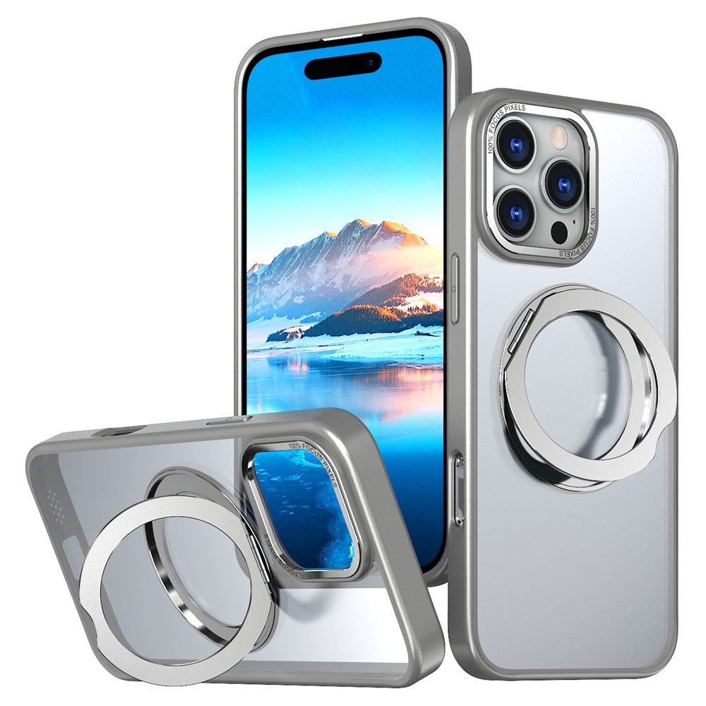 iPhone 16 Pro Magnetische Hülle – Mit Ständer & Klar-Design