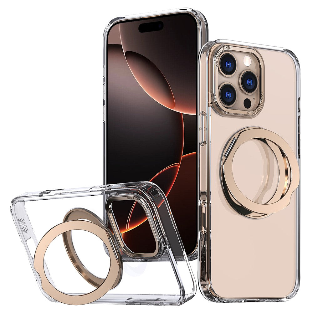 iPhone 16 Pro Magnetische Hülle – Mit Ständer & Klar-Design