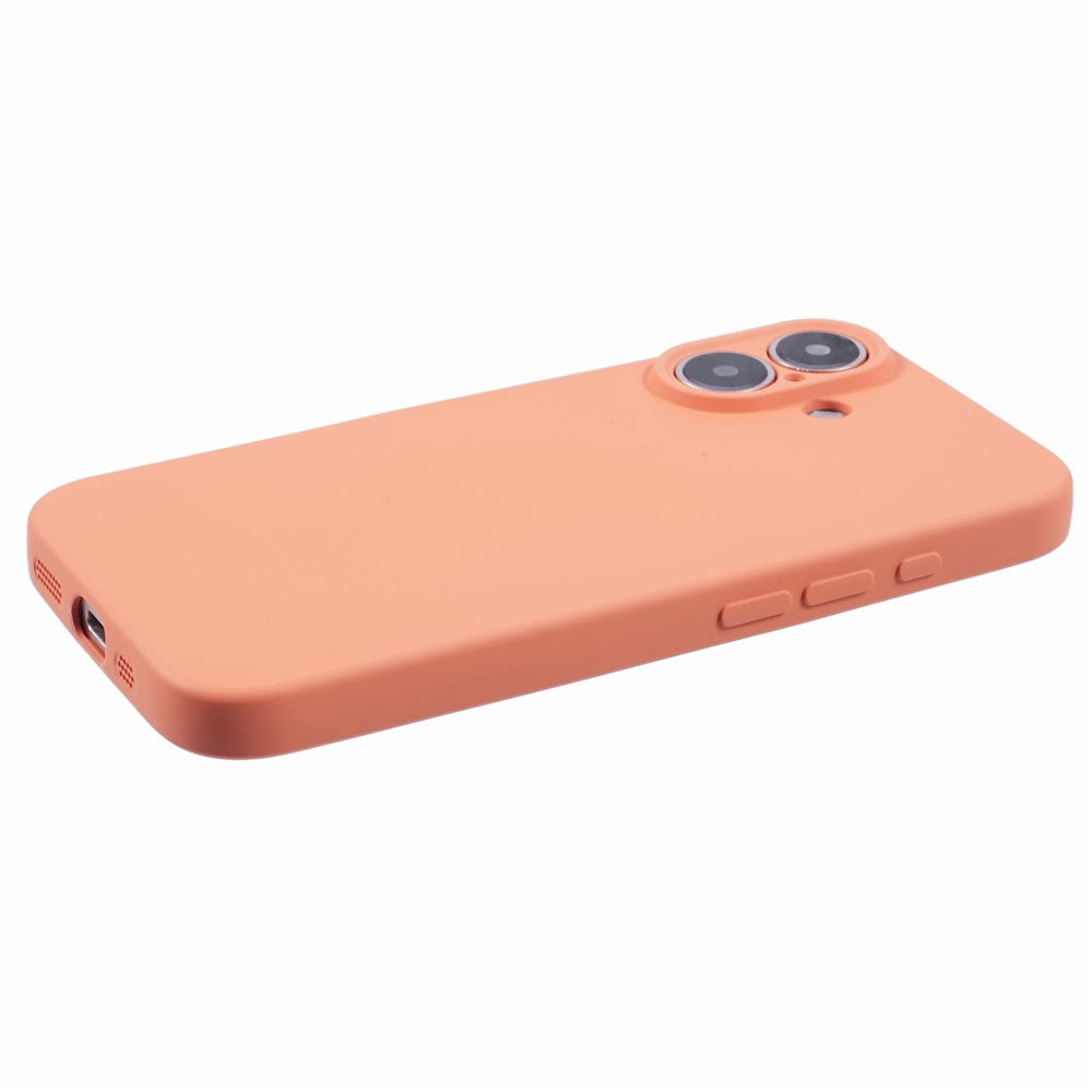 iPhone 16 Plus Gummierte Hülle – Mit Faserfutter & Anti-Kratz-Abdeckung