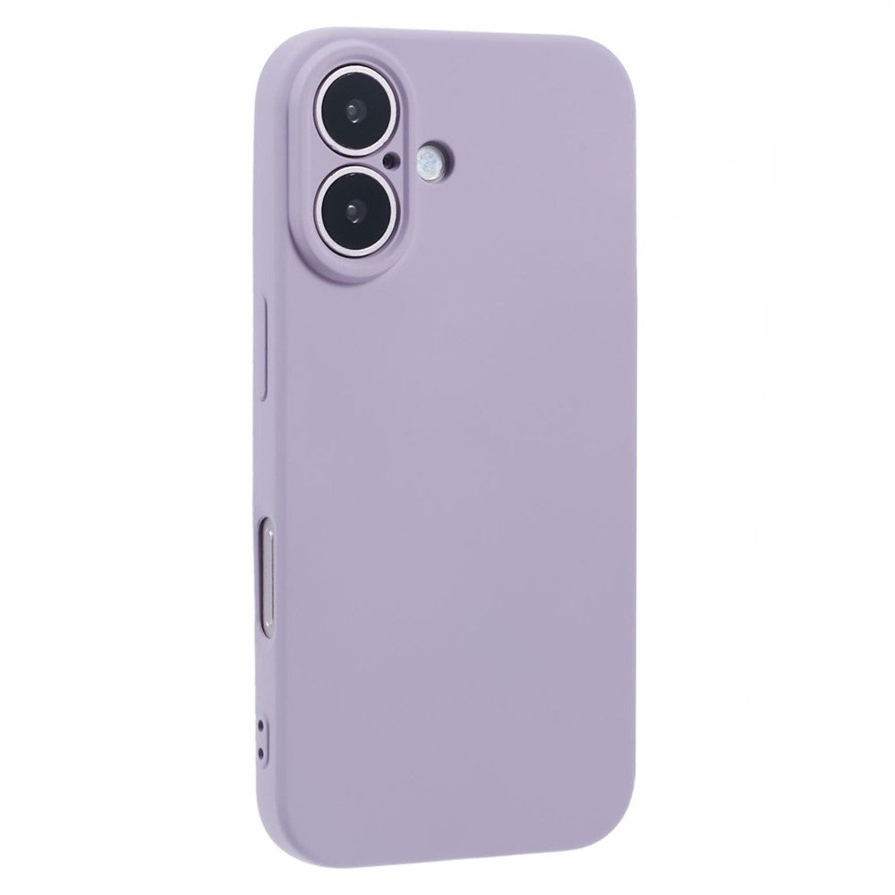 iPhone 16 Plus Gummierte Hülle – Mit Faserfutter & Anti-Kratz-Abdeckung