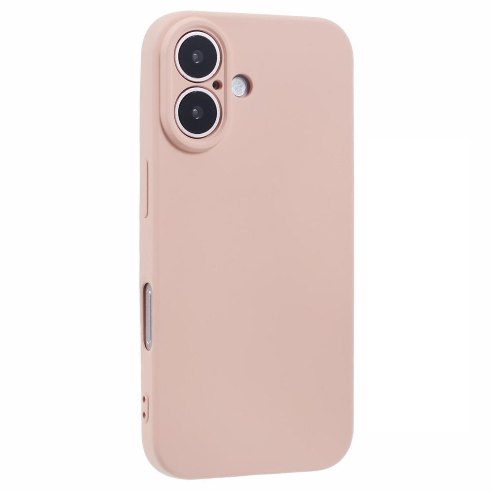 iPhone 16 Plus Gummierte Hülle – Mit Faserfutter & Anti-Kratz-Abdeckung