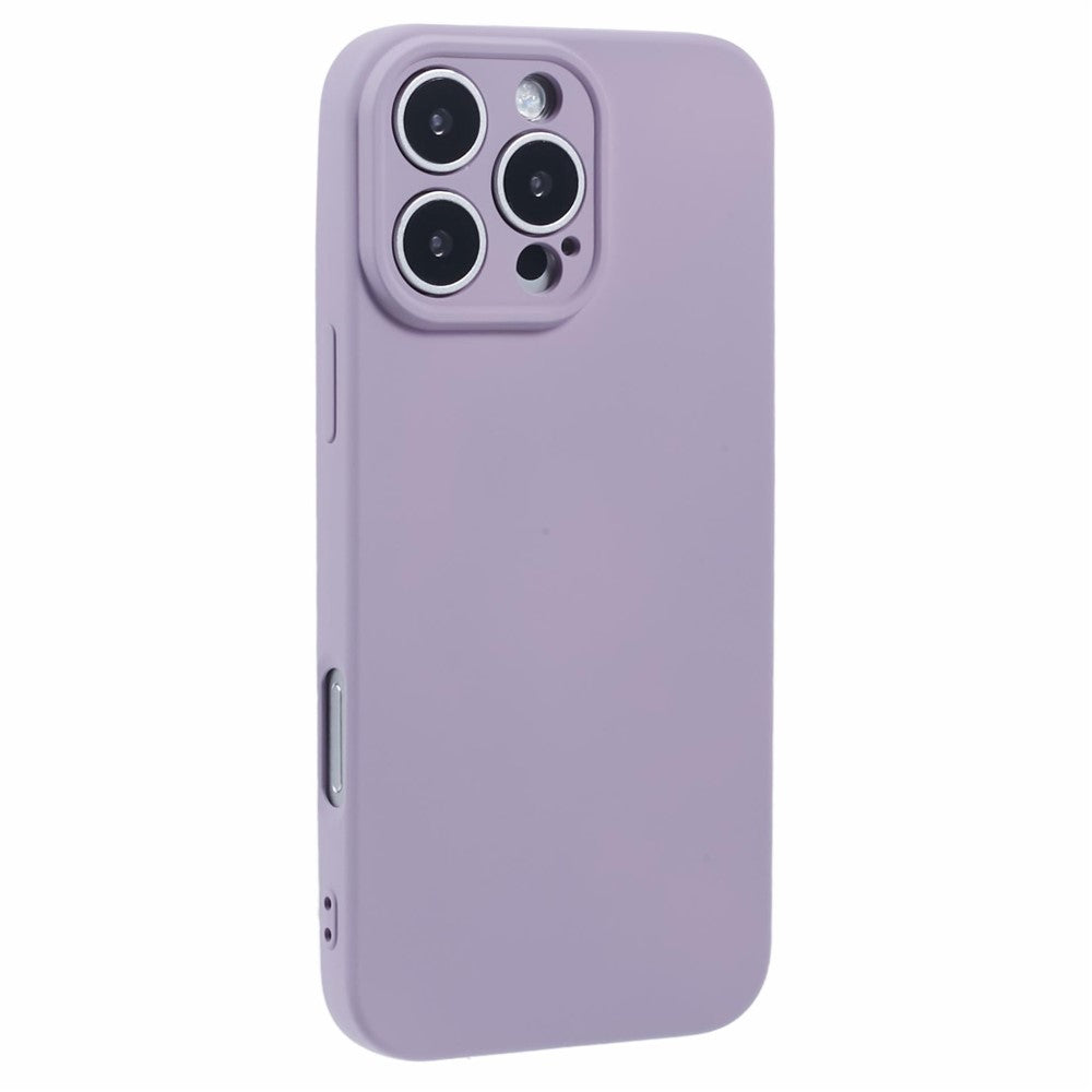 iPhone 16 Pro Max Gummierte Hülle – Mit Faserfutter & Anti-Kratz-Abdeckung