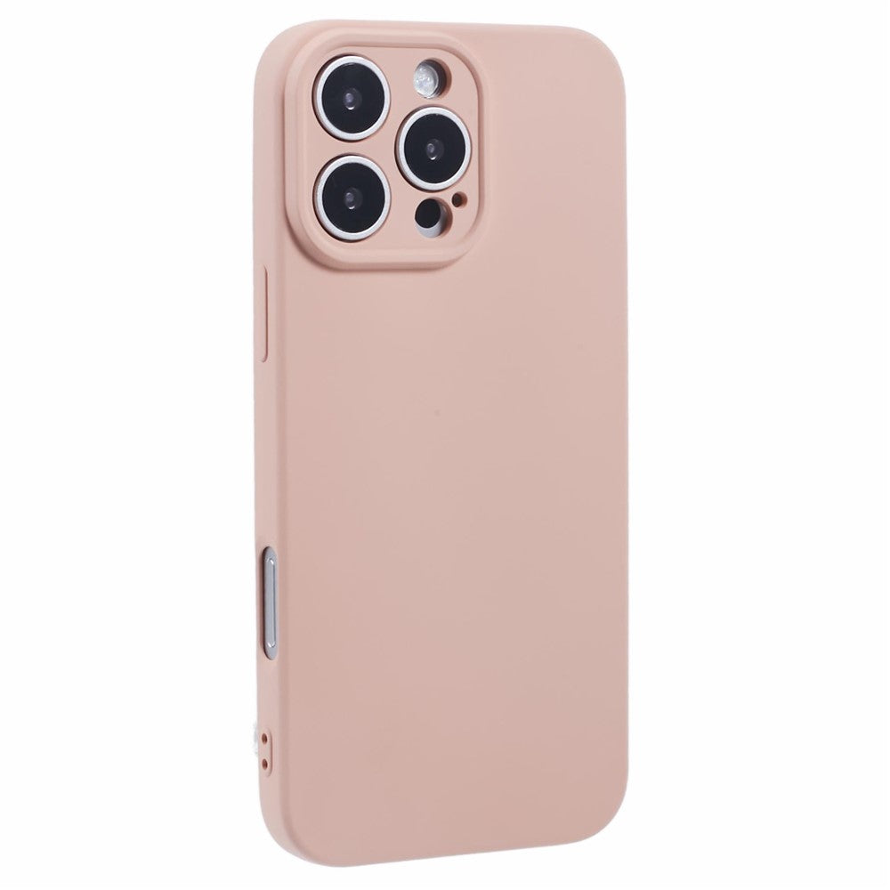 iPhone 16 Pro Max Gummierte Hülle – Mit Faserfutter & Anti-Kratz-Abdeckung