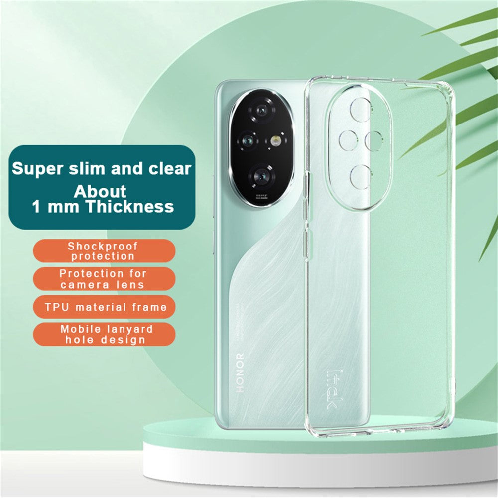 IMAK UX-5 Series for Honor 200 Pro 5G TPU Case Transparent Slim Phone Cover