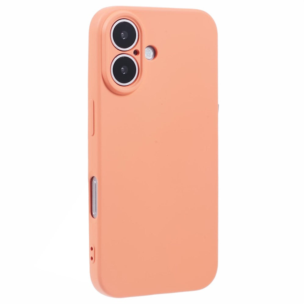 iPhone 16 Gummierte Hülle – Mit Faserfutter & Anti-Kratz-Abdeckung