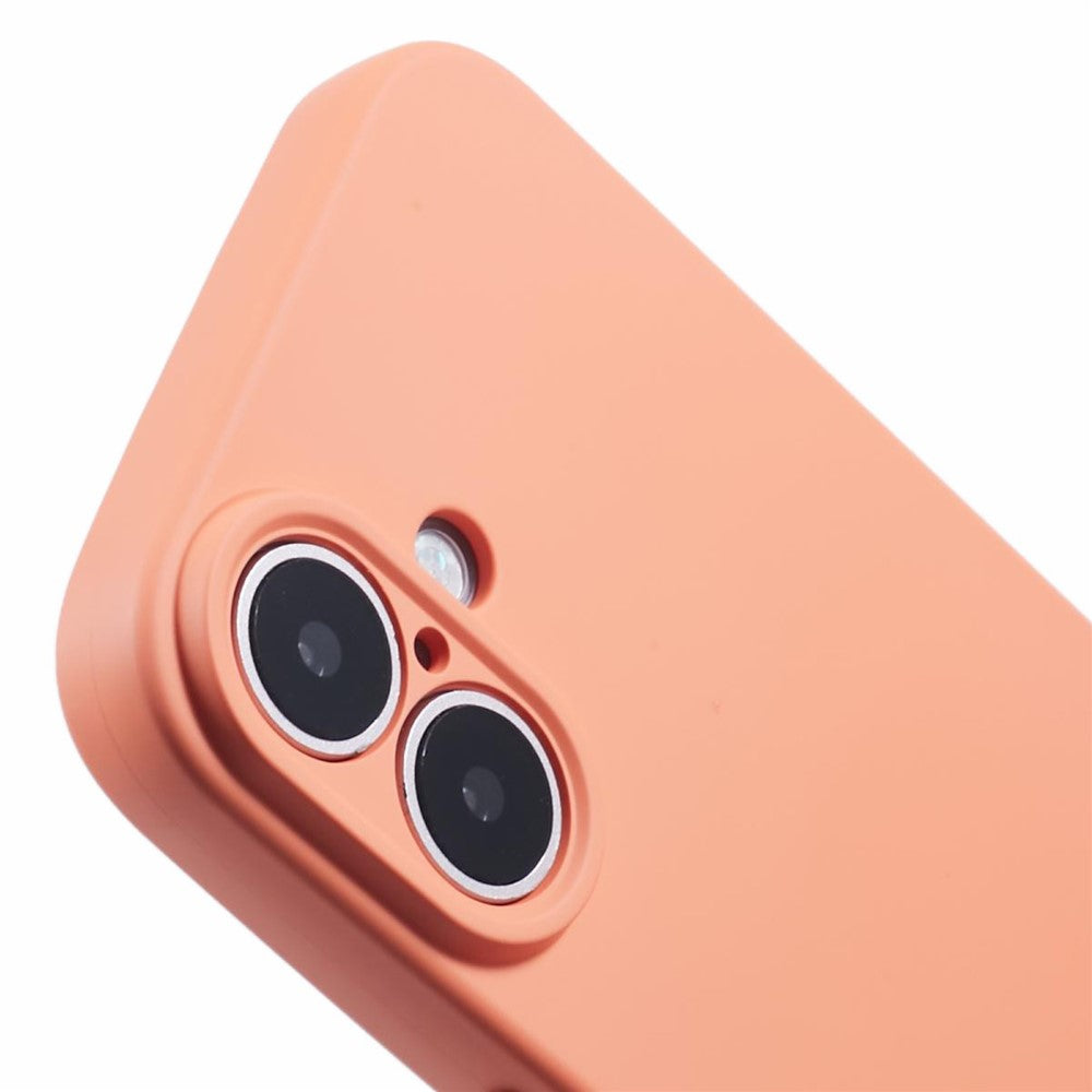 iPhone 16 Gummierte Hülle – Mit Faserfutter & Anti-Kratz-Abdeckung