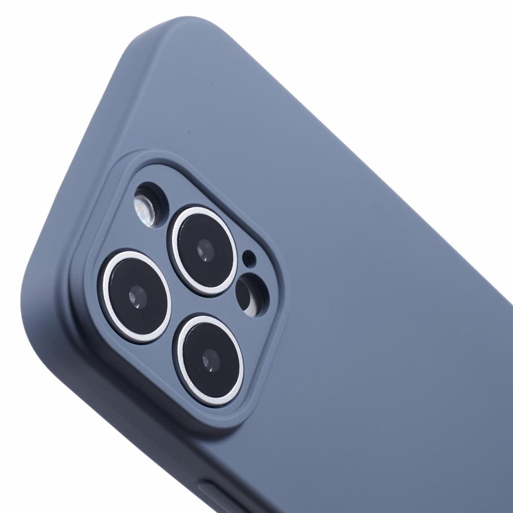 iPhone 16 Pro Gummierte Hülle – Mit Faserfutter & Anti-Kratz-Abdeckung