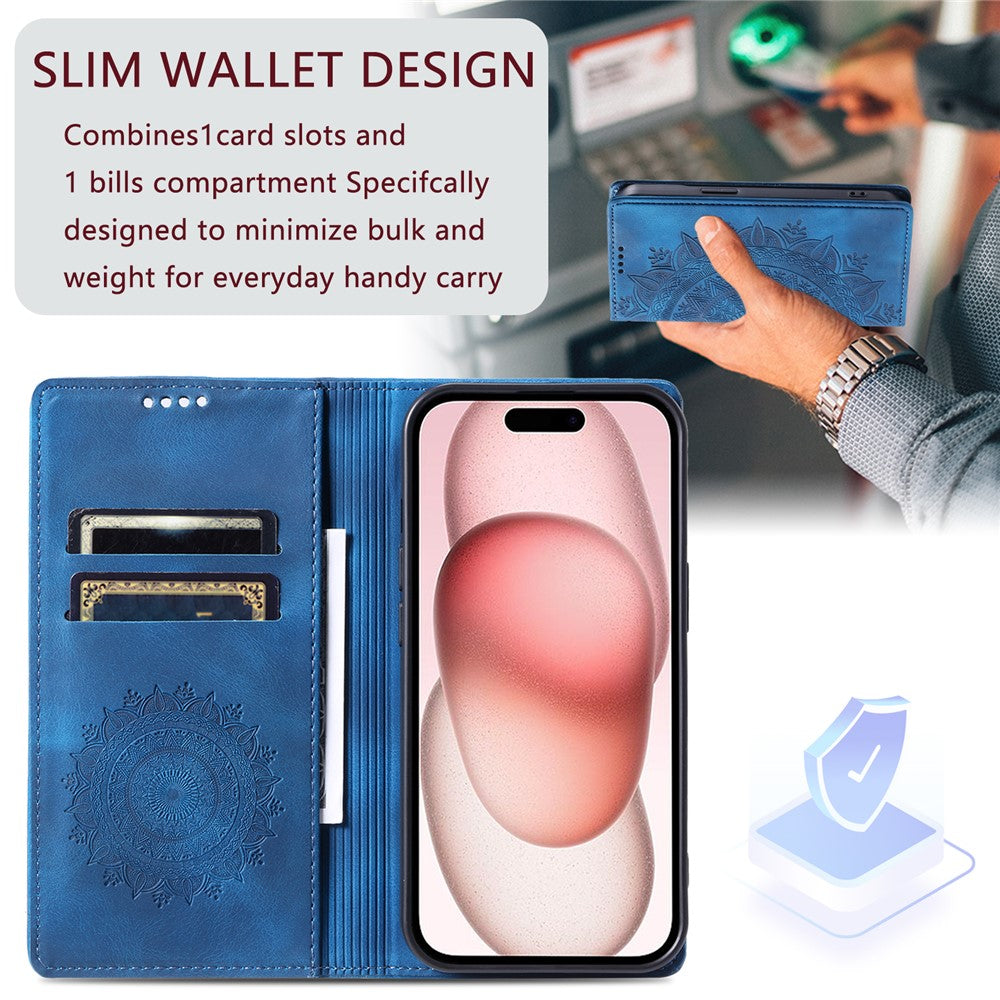 iPhone 16 Plus Wallet-Hülle – Mit Magnetverschluss & Muster aufgedruckt