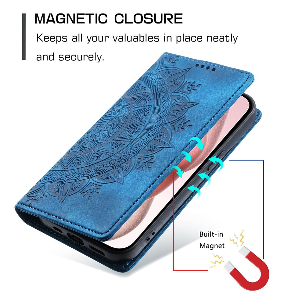 iPhone 16 Plus Wallet-Hülle – Mit Magnetverschluss & Muster aufgedruckt