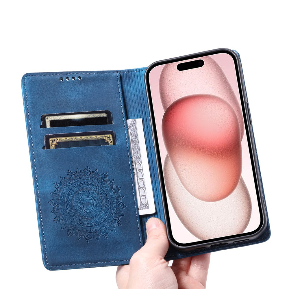 iPhone 16 Plus Wallet-Hülle – Mit Magnetverschluss & Muster aufgedruckt