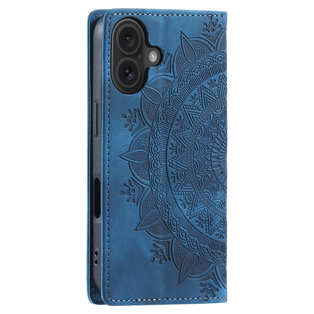 iPhone 16 Plus Wallet-Hülle – Mit Magnetverschluss & Muster aufgedruckt