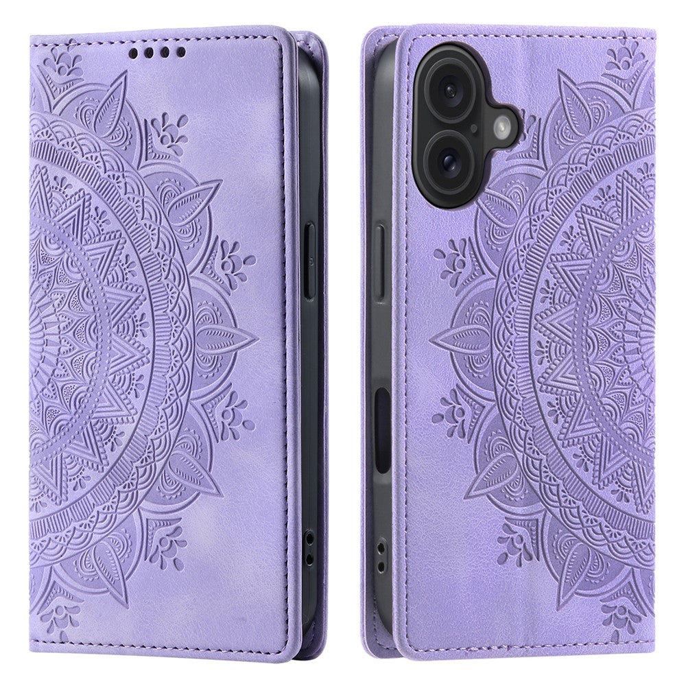 iPhone 16 Plus Wallet-Hülle – Mit Magnetverschluss & Muster aufgedruckt